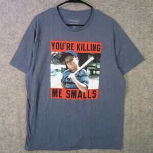 The Sandlot Shirt Mens XL Blue You're Killing Me Smalls Movie Graphic Tee 2015